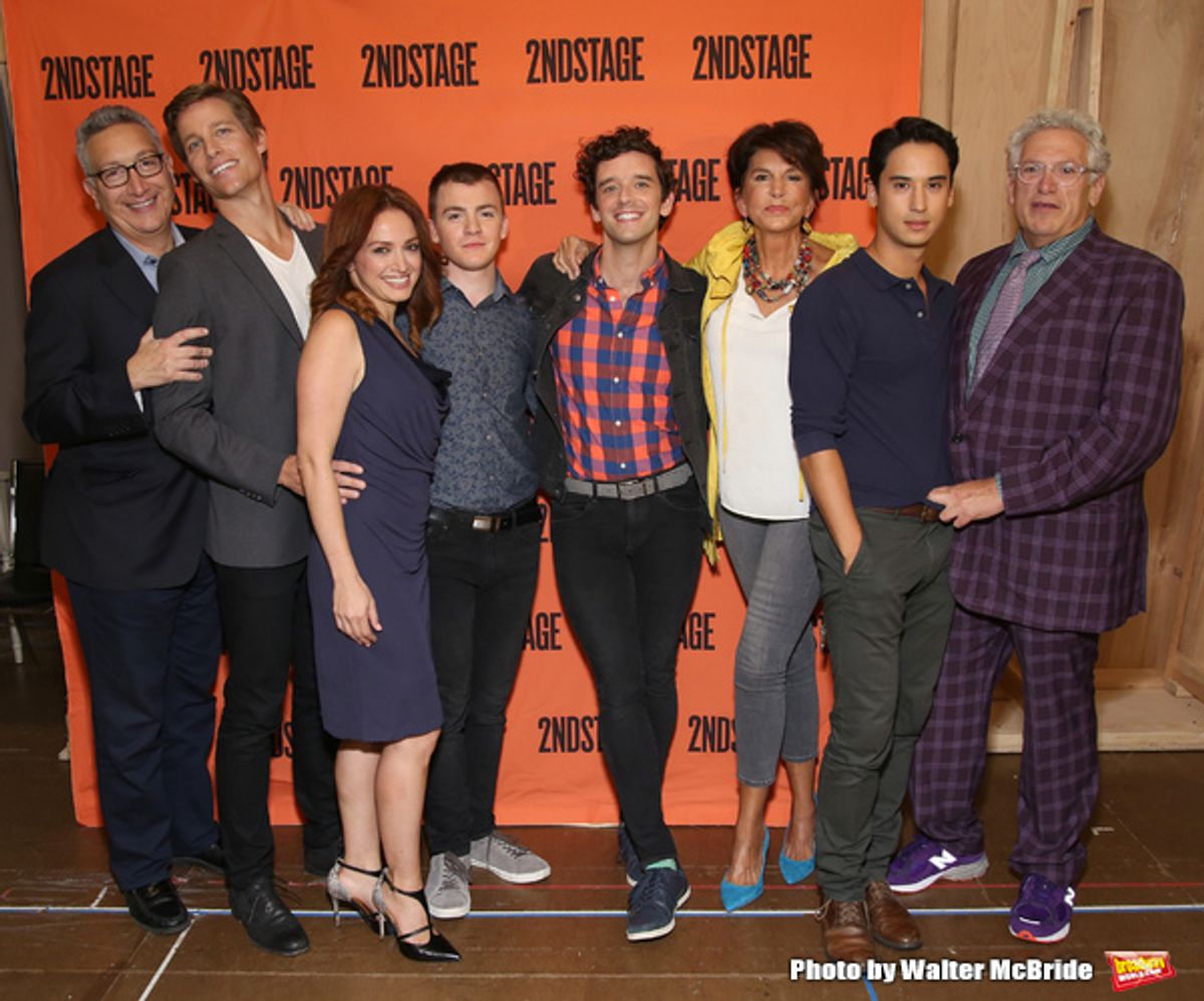 Moises Kaufman, Ward Horton, Roxanna Hope Radja, Jack DiFalco, Michael Urie, Merecedes Ruehl, Michael Rosen and Harvey Fierstein  at 