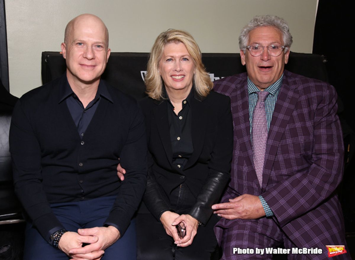 Richie Jackson, Carole Rothman and Harvey Fierstein at 