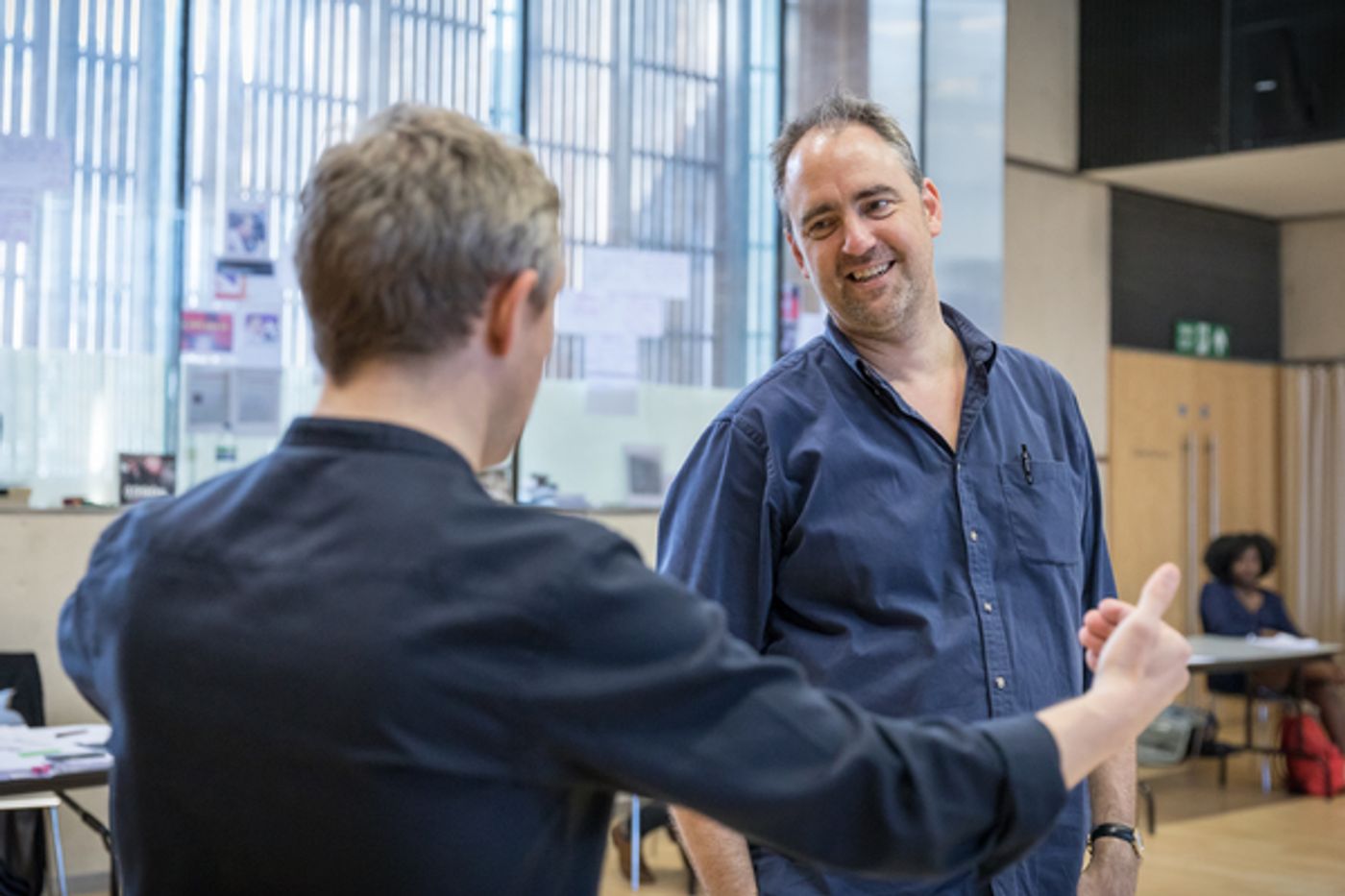 Photo Flash: In Rehearsals for LABOUR OF LOVE, Starring Martin Freeman and Tamsin Greig  Image