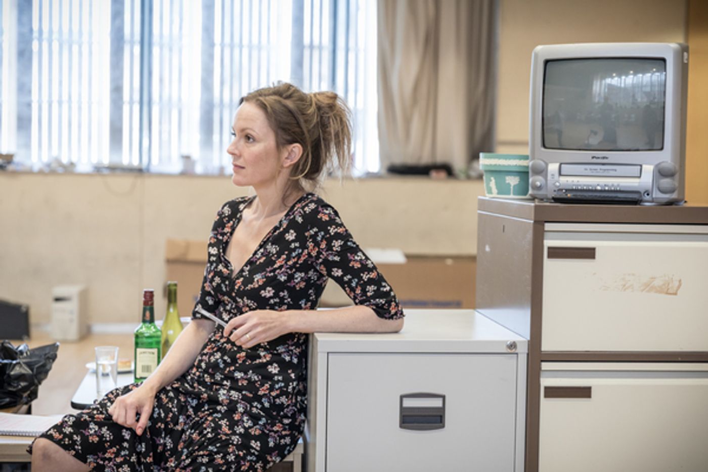 Photo Flash: In Rehearsals for LABOUR OF LOVE, Starring Martin Freeman and Tamsin Greig  Image