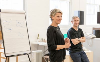 Tam Singreig and Martin Freeman Photo