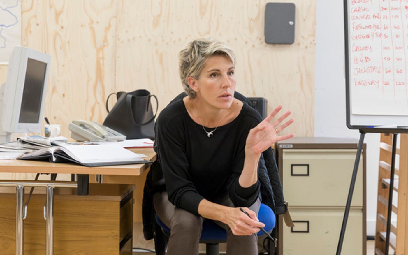 Photo Flash: In Rehearsals for LABOUR OF LOVE, Starring Martin Freeman and Tamsin Greig  Image