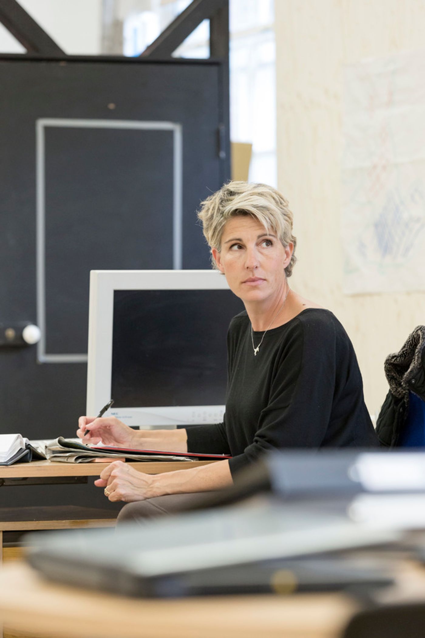 Photo Flash: In Rehearsals for LABOUR OF LOVE, Starring Martin Freeman and Tamsin Greig  Image