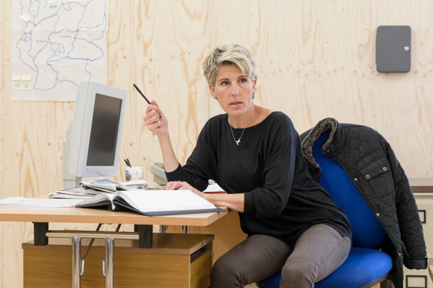 Photo Flash: In Rehearsals for LABOUR OF LOVE, Starring Martin Freeman and Tamsin Greig  Image
