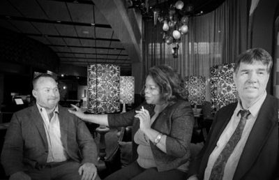 Rob Wall, Kay-Megan Washington, and Lee Knox Photo