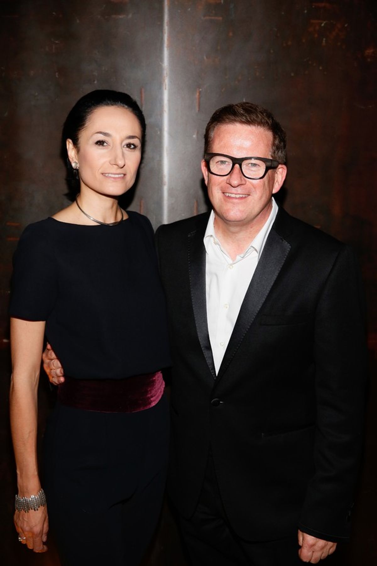 Company member Michela Meazza and choreographer Sir Matthew Bourne at 