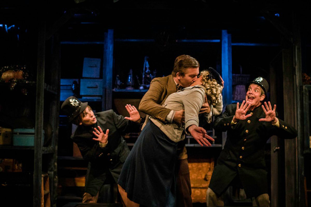 Carly Lopez, Kevin Shewey, Lauren Thompson and Townsend Coleman at 