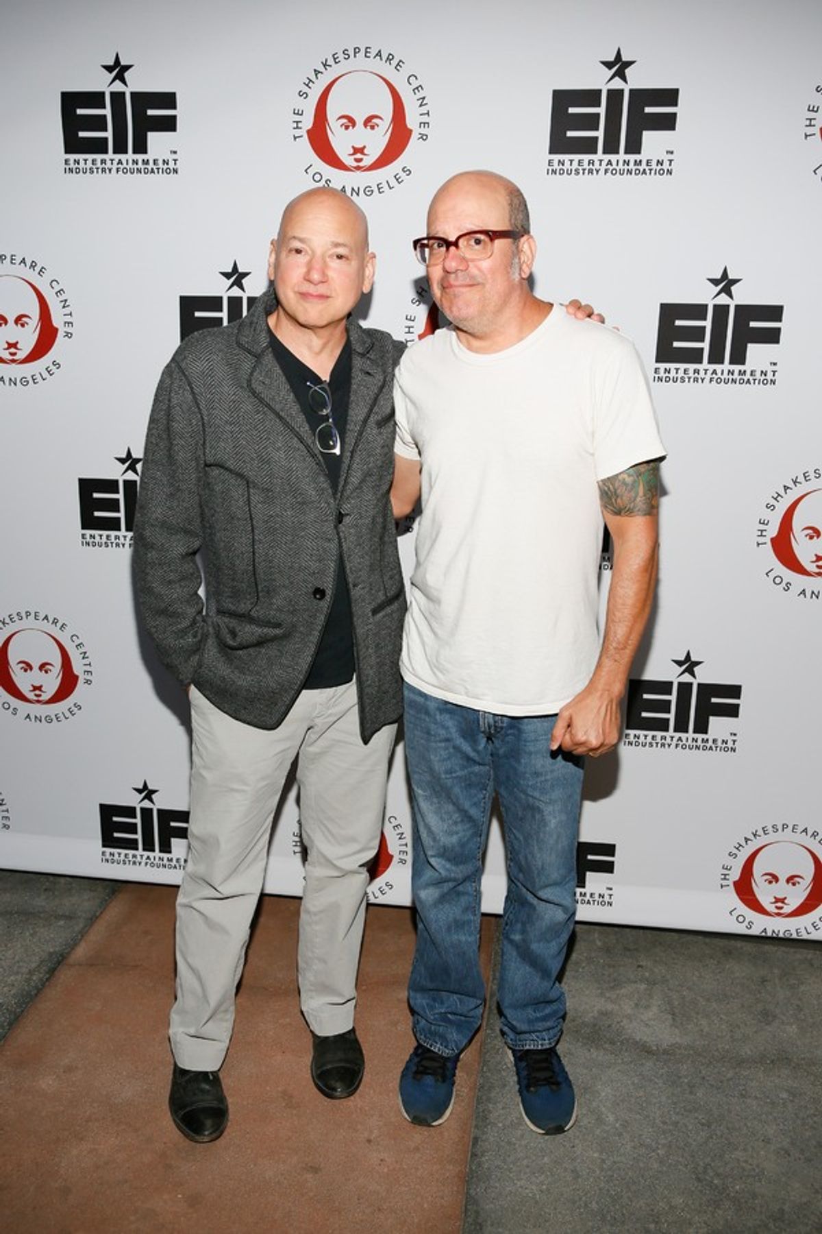 Evan Handler and David Cross at 