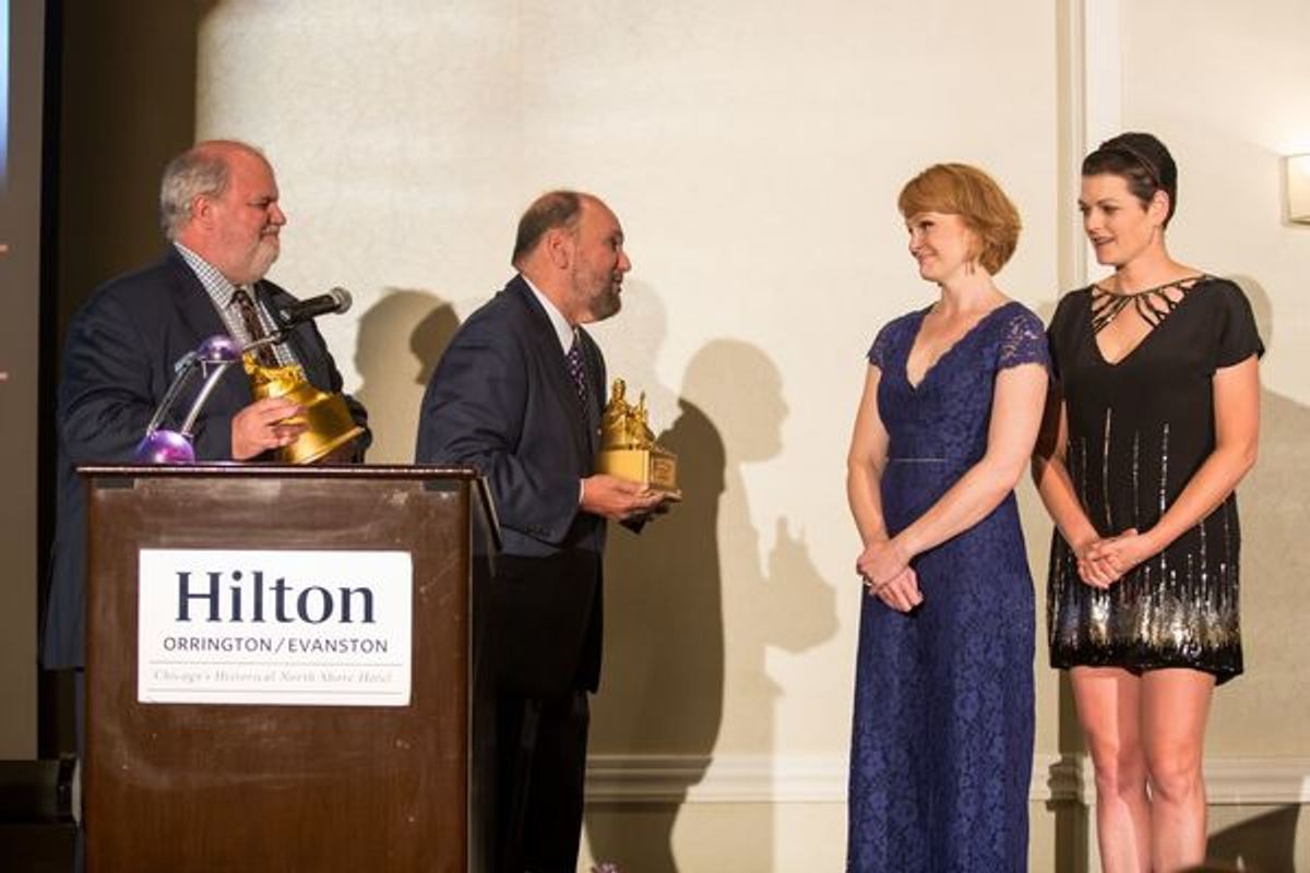 Marty Balogh, Dominic Missimi, Kate Baldwin and Kate Shindle at 