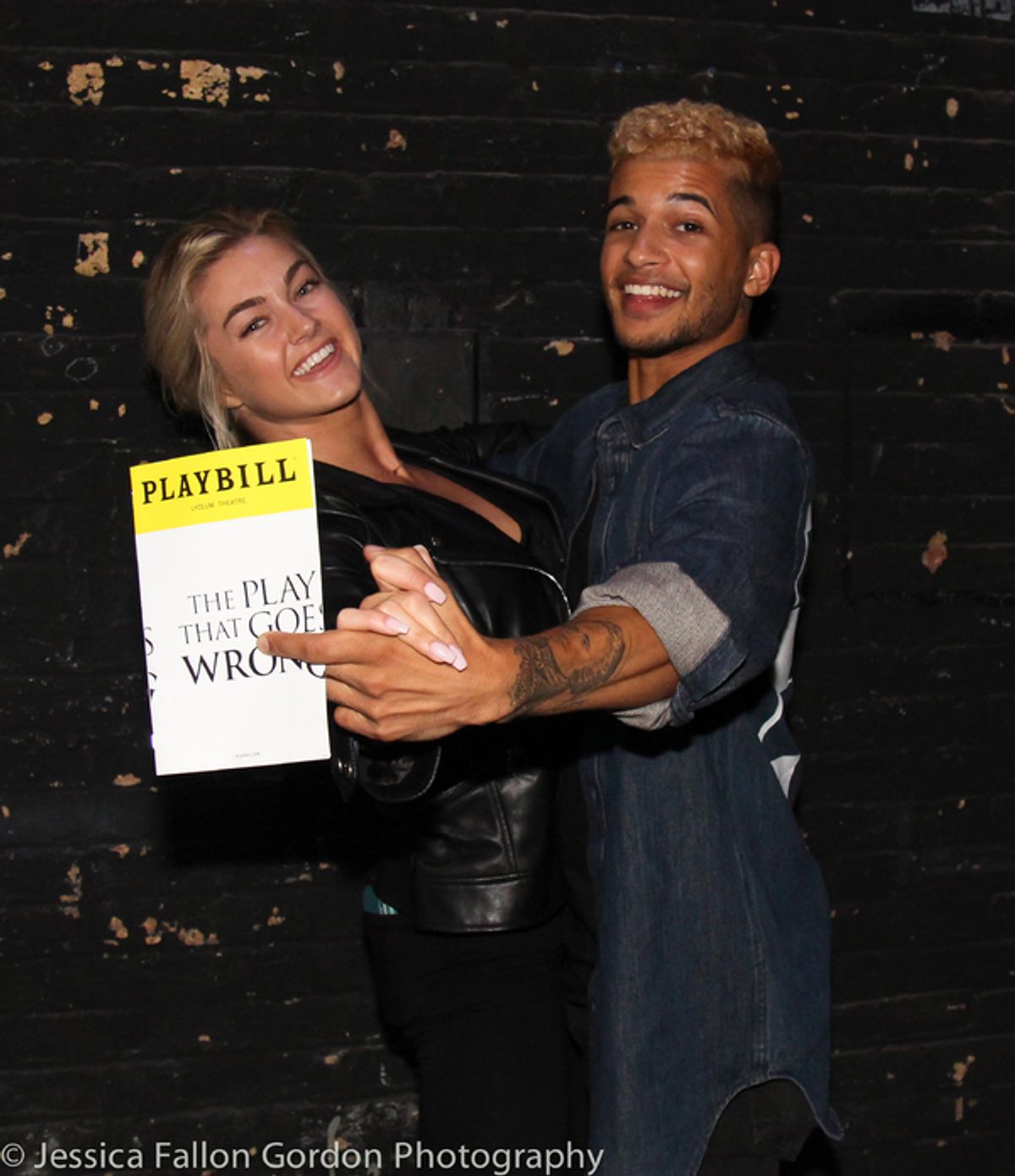 Jordan Fisher and Lindsay Arnold at 