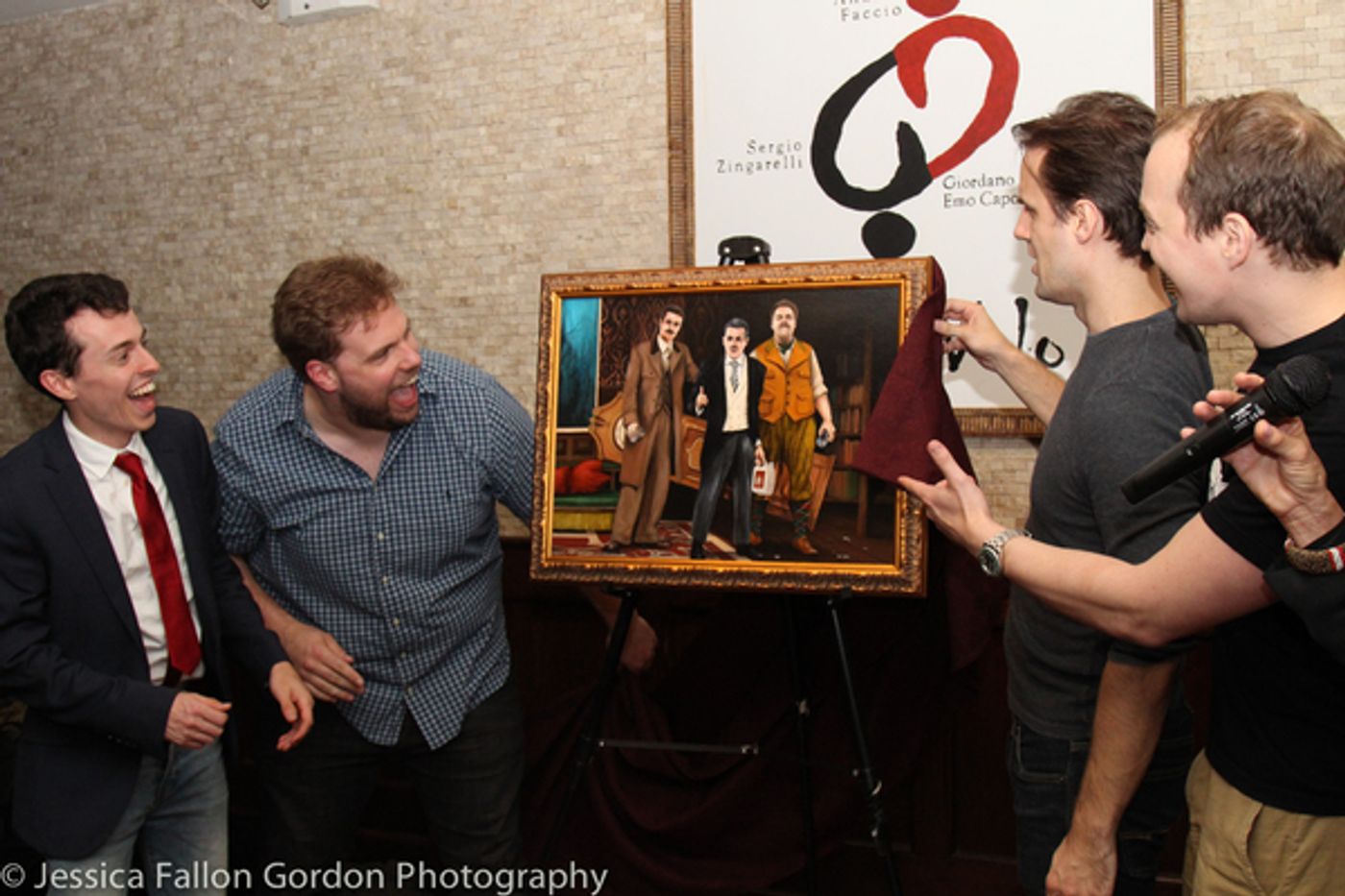 Photo Coverage: THE PLAY THE GOES WRONG Unveils a Portrait So Right at Tony's DiNapoli  Image