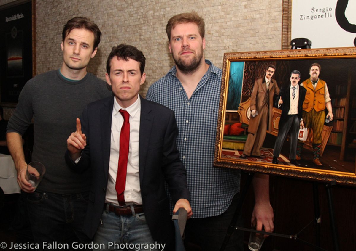 Henry Shields, Jonathan Sayer and Henry Lewis at 