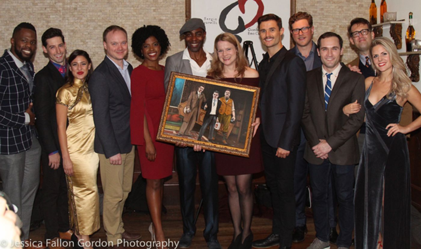 Photo Coverage: THE PLAY THE GOES WRONG Unveils a Portrait So Right at Tony's DiNapoli  Image