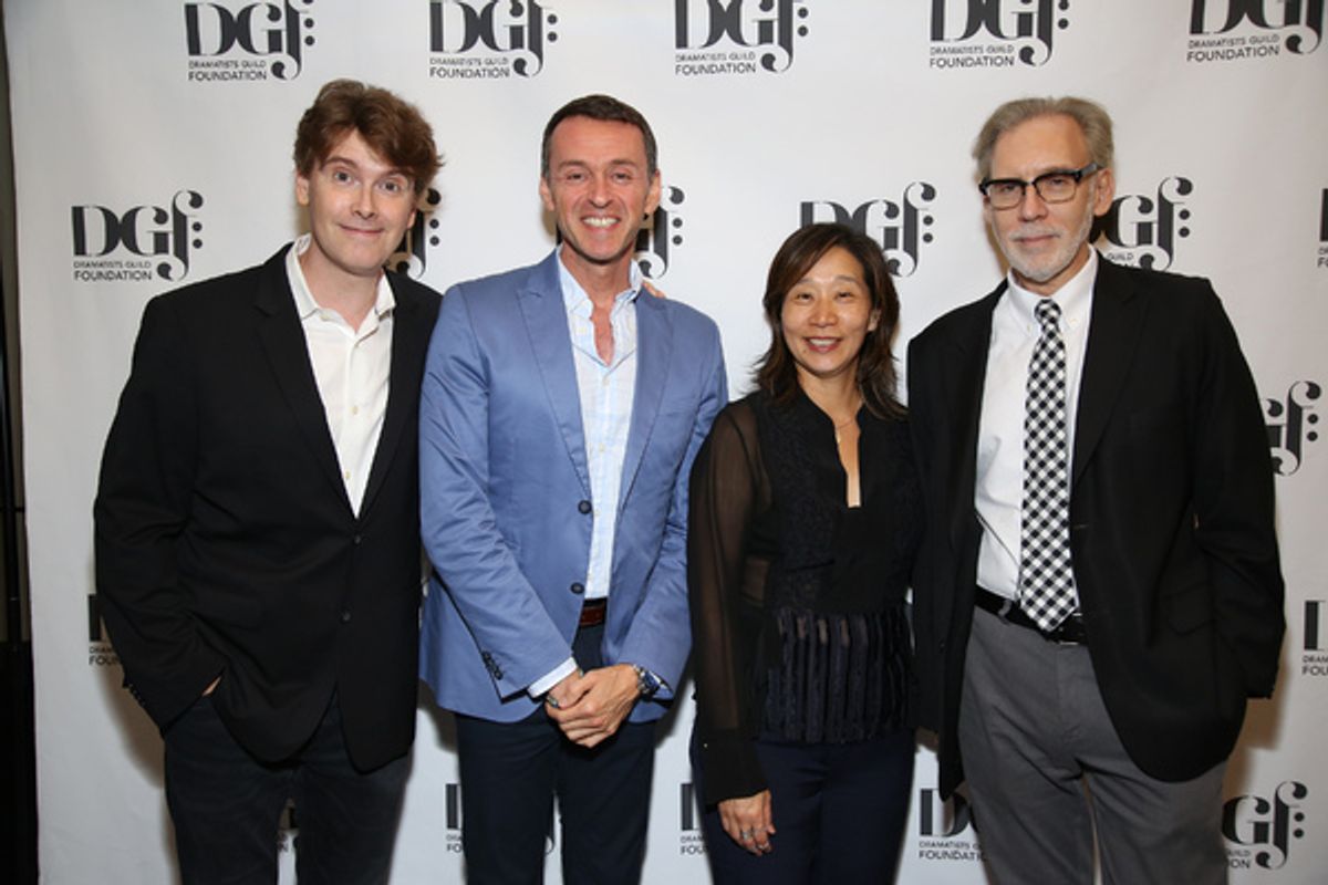 Laurence O'Keefe, Andrew Lippa, Diana Son and Michael Korie at 