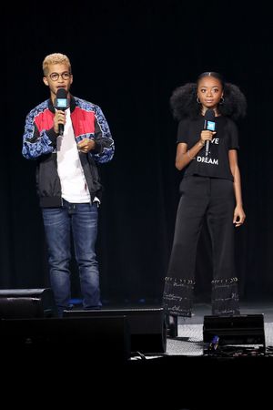 Jordan Fisher and Skai Jackson @ BroadwayWorld Jordan Fisher and Skai Jackson Photo
