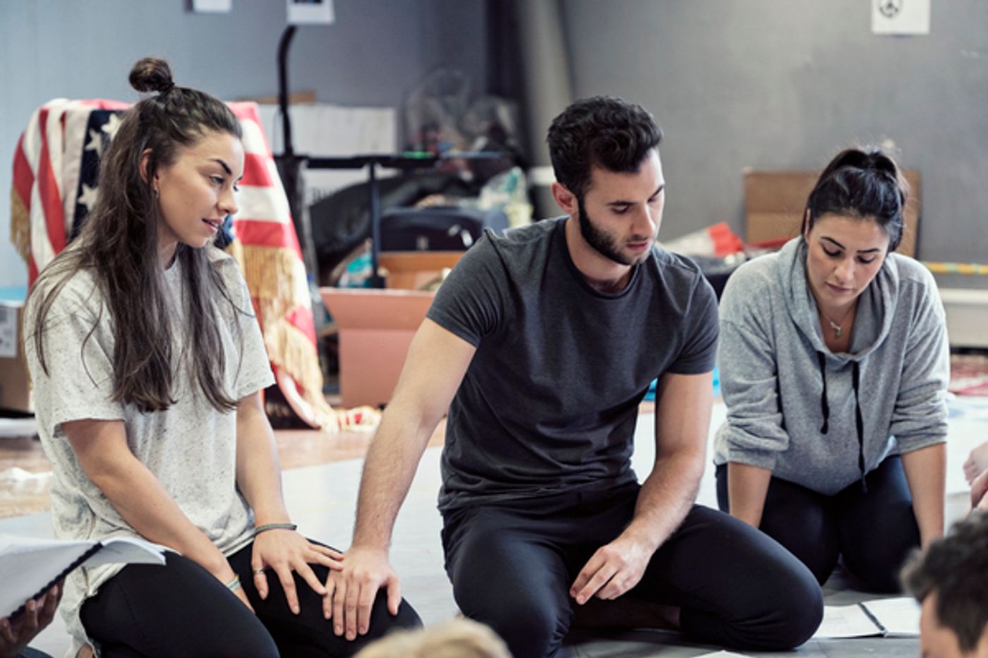 Photo Flash: Inside Rehearsal for HAIR's Immersive 50th Anniversary Production at The Vaults Photo Flash: Inside Rehearsal for HAIR's Immersive 50th Anniversary Production at The Vaults Image