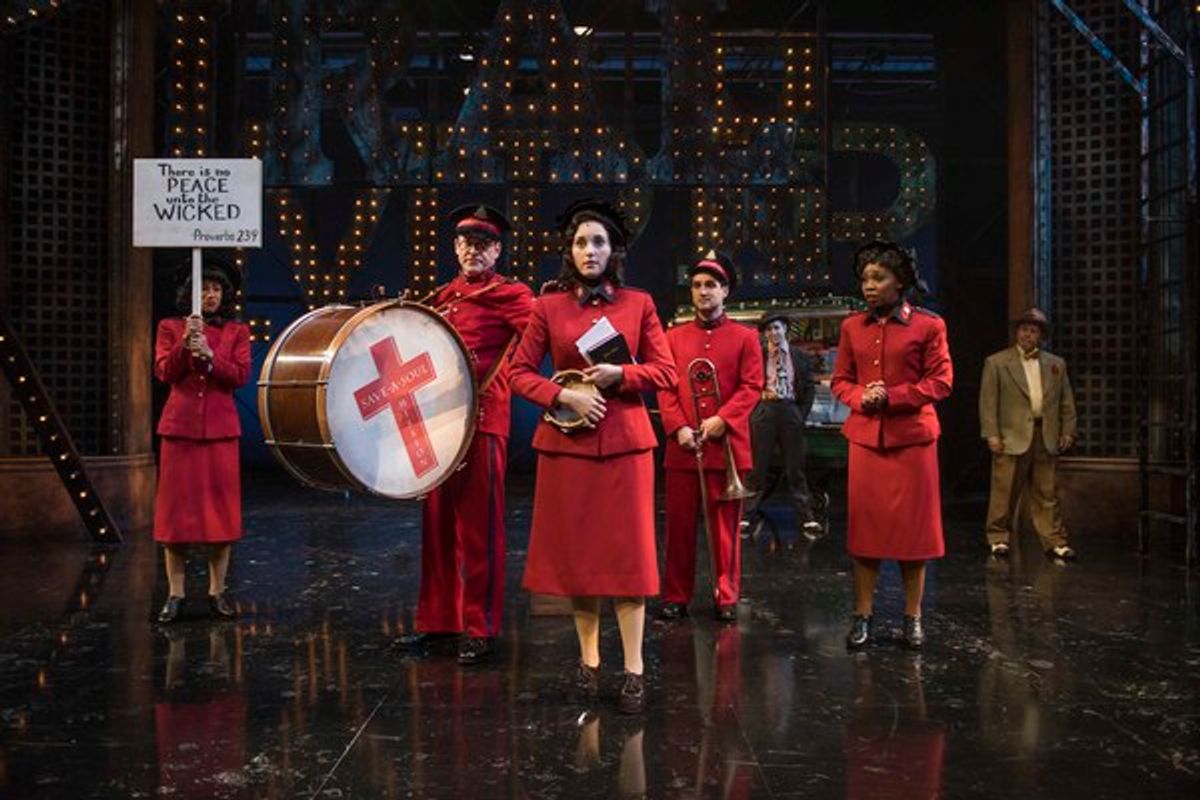 Emma Rose Brooks (center) and cast at 