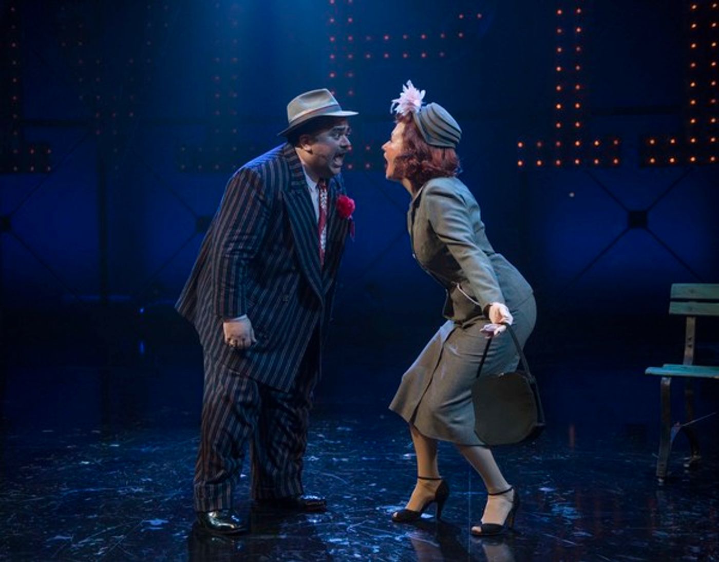 BWW Photo Exclusive: First Look at Nicholas Rodriguez, Emma Rose Brooks, Kelley Faulkner and Richard R. Henry in GUYS AND DOLLS at Milwaukee Rep  Image