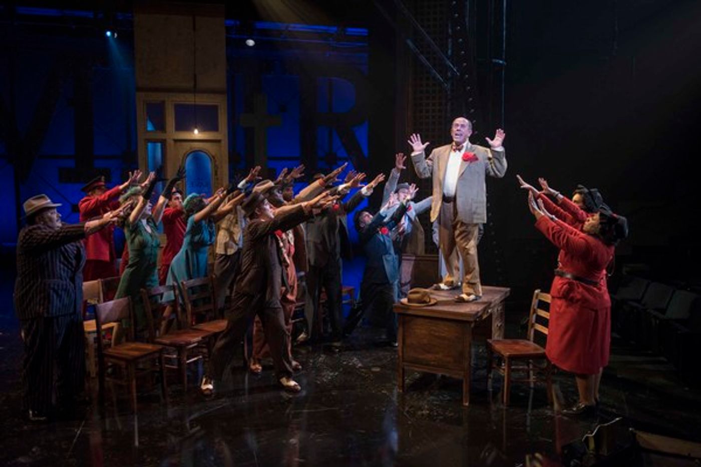 BWW Photo Exclusive: First Look at Nicholas Rodriguez, Emma Rose Brooks, Kelley Faulkner and Richard R. Henry in GUYS AND DOLLS at Milwaukee Rep  Image