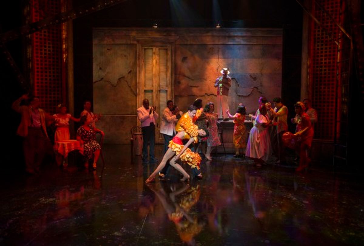 Adrian Aguilar, Karilyn Ashley Surratt and cast at 