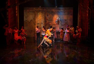 Adrian Aguilar, Karilyn Ashley Surratt and cast Photo