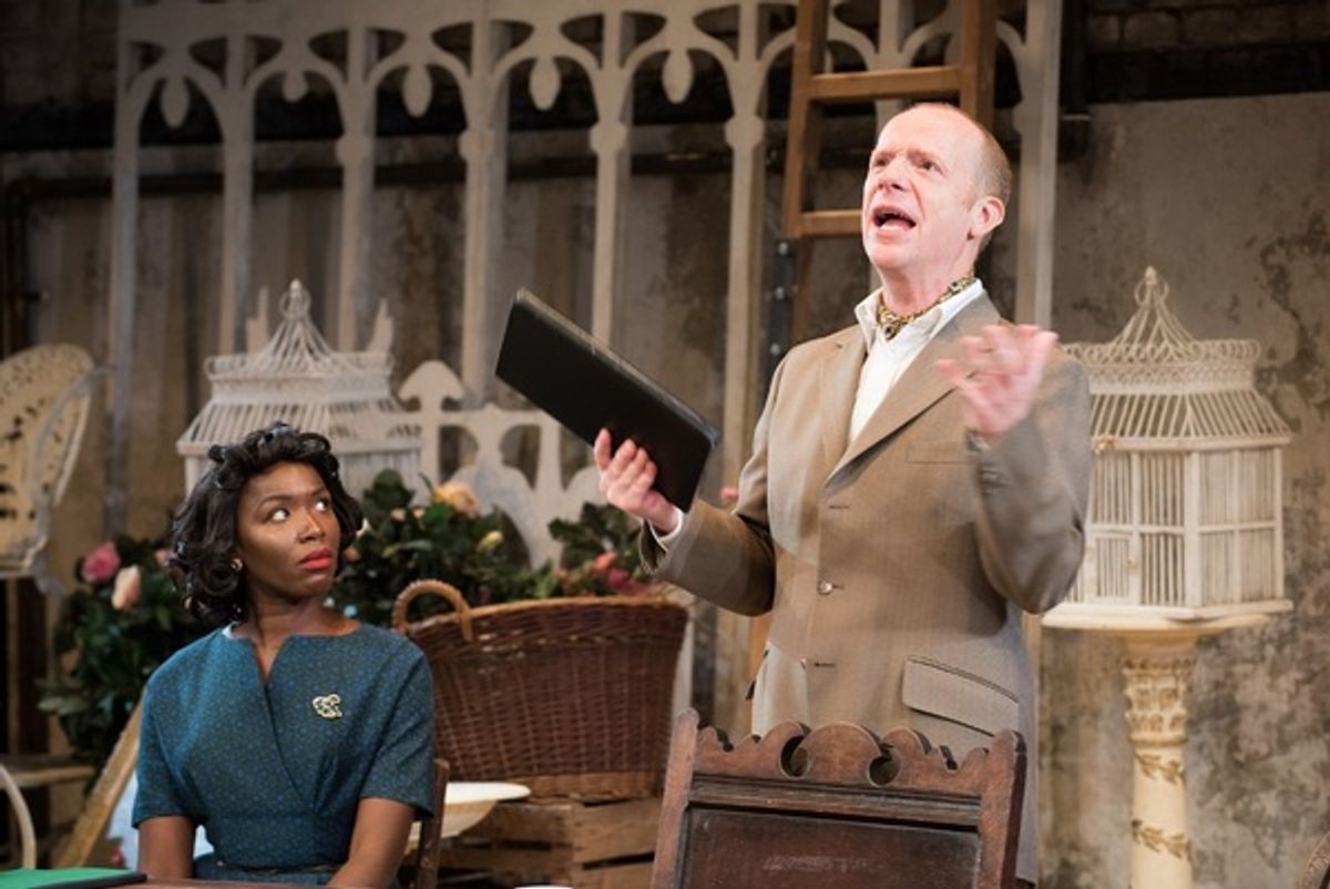 Faith Alabi and Jonathan Slinger at 