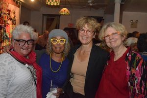 JoAnn Chase, Pat Cruz, Laura Flanders, Carey Lovelace Photo