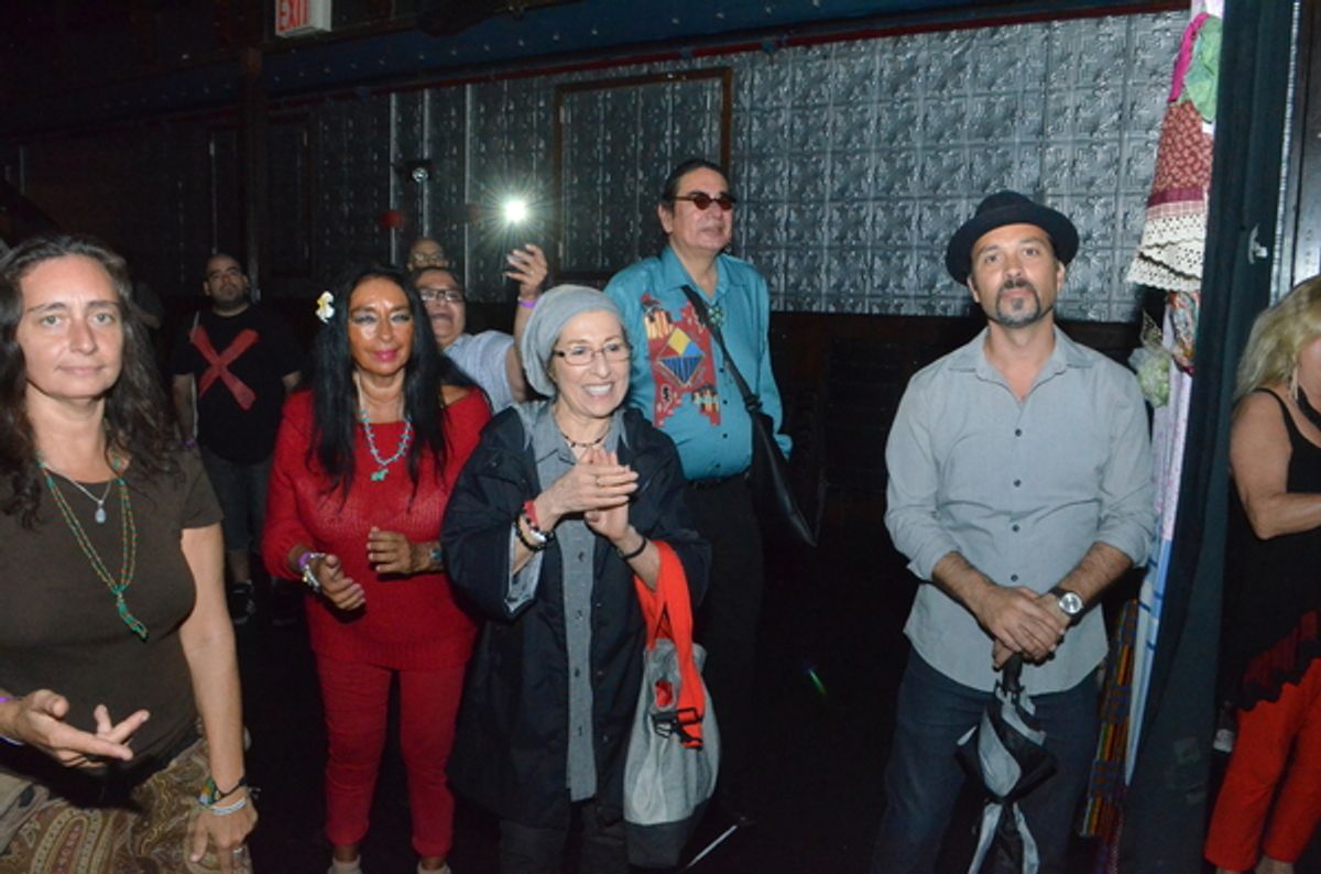 Alessandra Belloni, Nancy Grossman at 