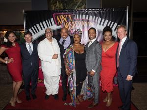 Natalie Wachen, B.T. McNicholl, Ken Page, Boise Holmes, Frenchie Davis, Thomas Hobson, Amber Liekhus, and Tom McCoy @ BroadwayWorld Natalie Wachen, B.T. McNicholl, Ken Page, Boise Holmes, Frenchie Davis, Thomas Hobson Photo