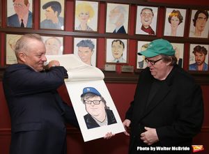 Max Klimavicius and Michael Moore @ BroadwayWorld Max Klimavicius and Michael Moore Photo