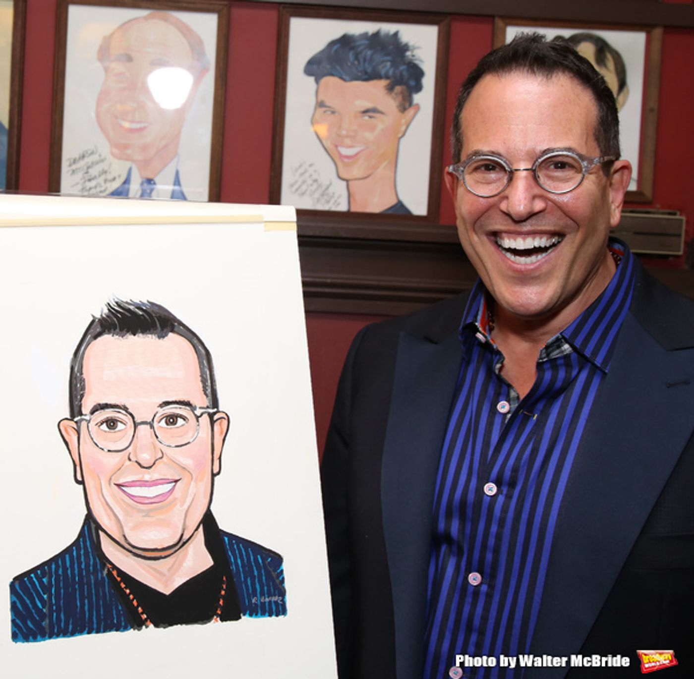 Photo Coverage: Michael Moore & Michael Mayer Unveil New Portraits for the Fabled Walls of Sardi's!  Image
