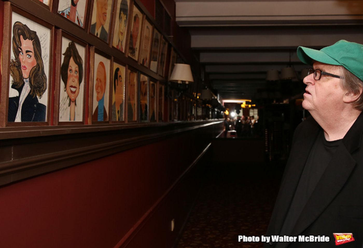 Photo Coverage: Michael Moore & Michael Mayer Unveil New Portraits for the Fabled Walls of Sardi's!  Image