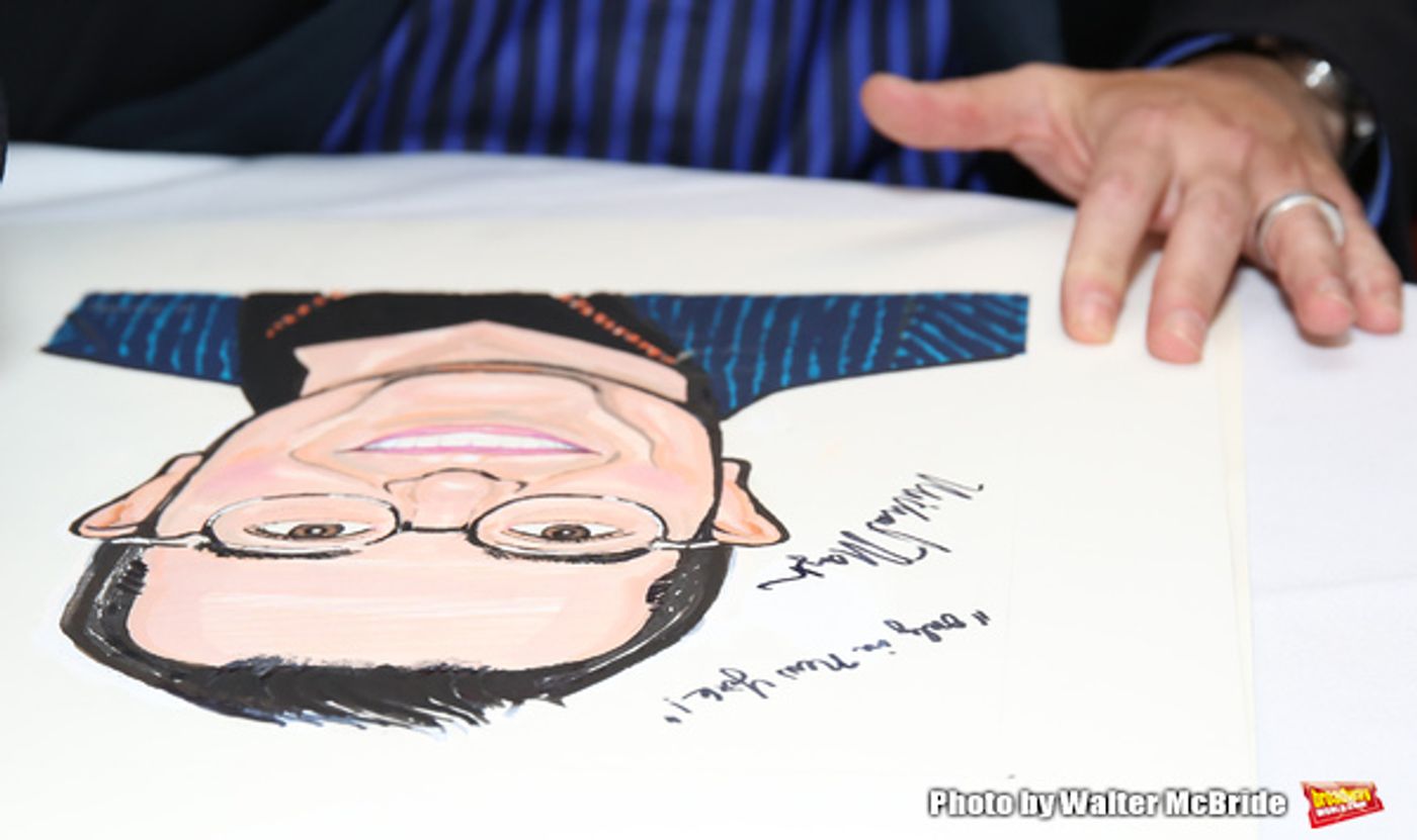 Photo Coverage: Michael Moore & Michael Mayer Unveil New Portraits for the Fabled Walls of Sardi's!  Image