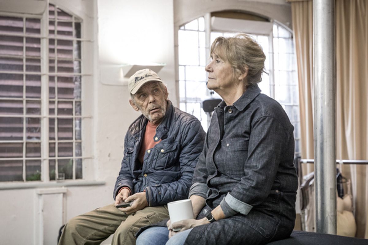 Christopher Fairbank and Margot Leicester at 