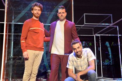 Adam Smith and Thomas Piper with Peter Richards Photo