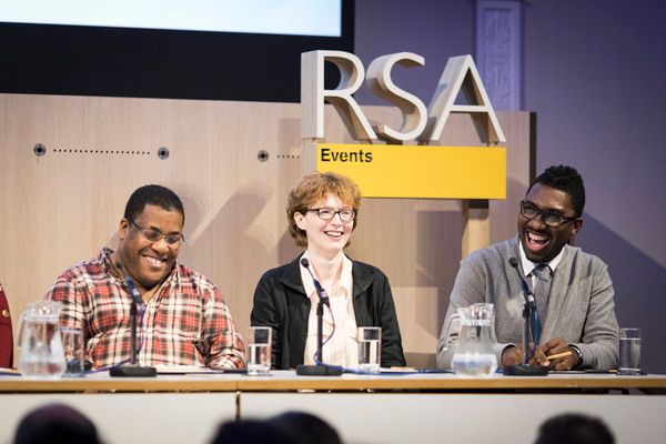 Roy Williams, Rosemary Jenkinson and Kwame Kwei-Armah Photo