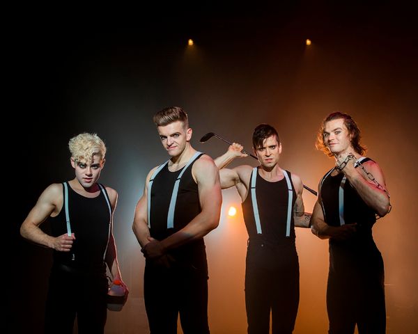 Misha Osherovich, Jonno Davies, Matt Doyle and Sean Patrick Higgins Photo