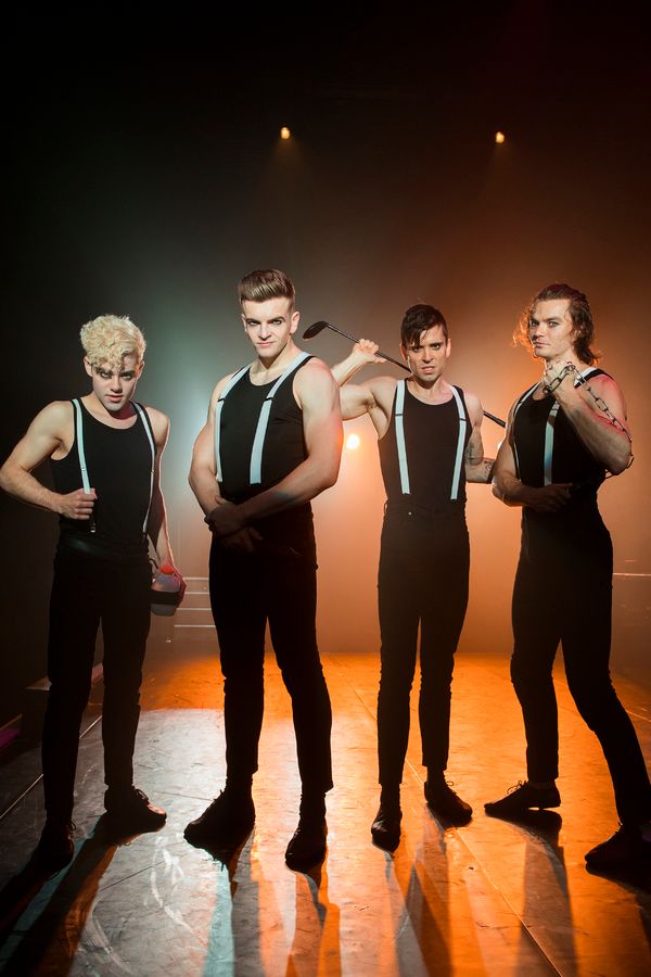 Misha Osherovich, Jonno Davies, Matt Doyle and Sean Patrick Higgins Photo