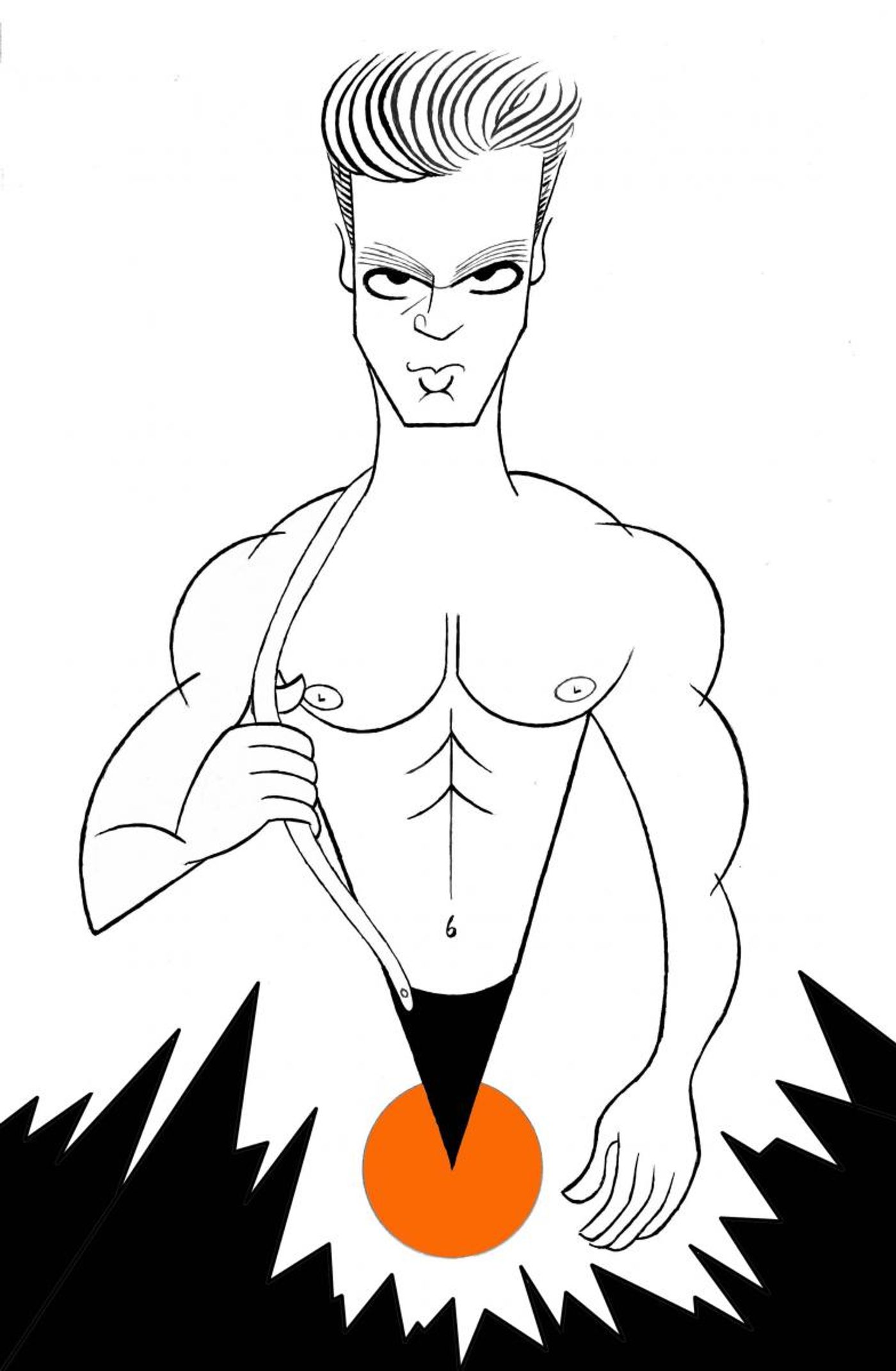 BWW Exclusive: Ken Fallin Draws the Stage - A CLOCKWORK ORANGE Image