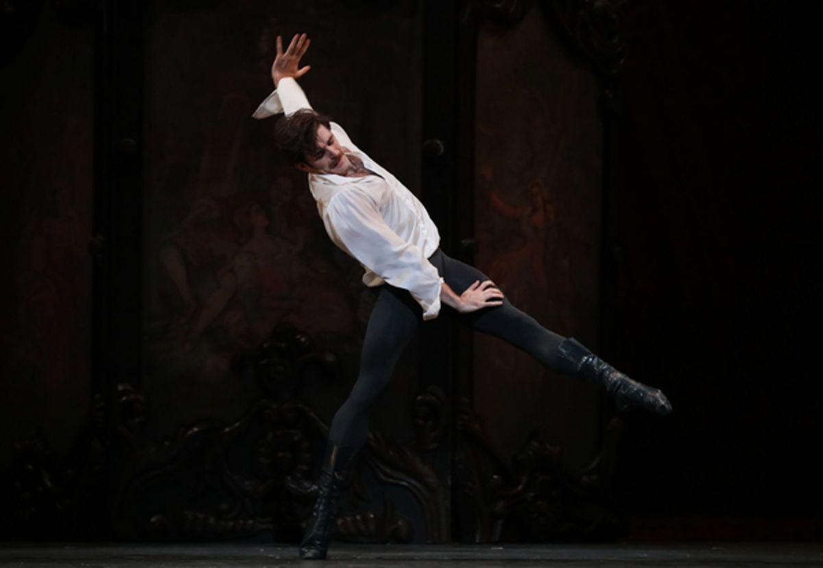 Ballet: Mayerling
Choreographer: Sir Kenneth MacMillan
Dancer(s): Connor Walsh as Prince Rudolf
Photo: Amitava Sarkar
Year: 2017 at 