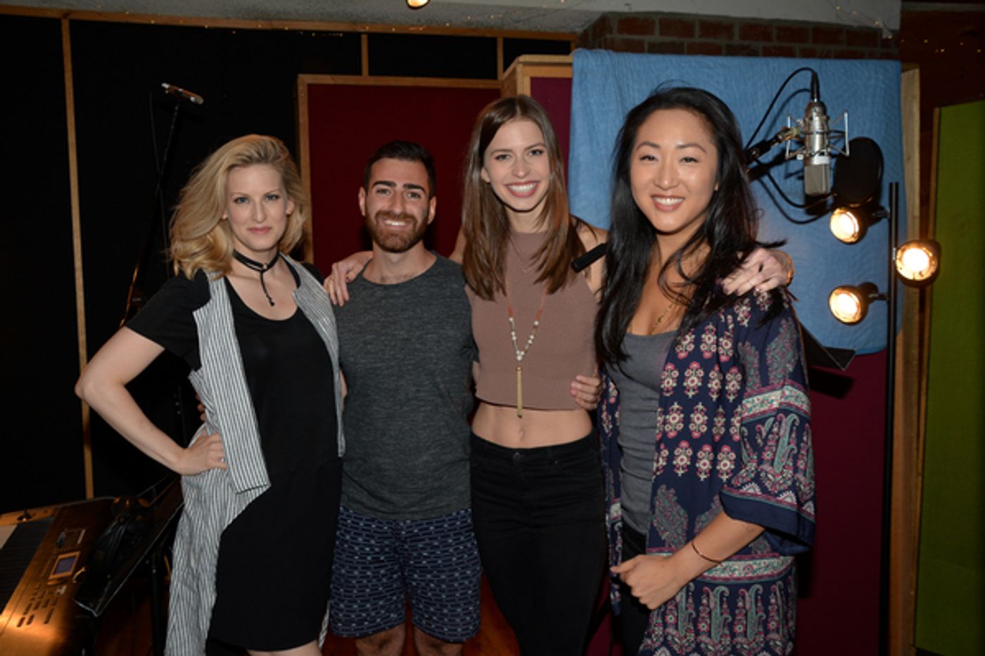 Exclusive Photo Coverage: WAR PAINT Cast Can't Wait for Christmas on This Edition of Carols For A Cure!  Image