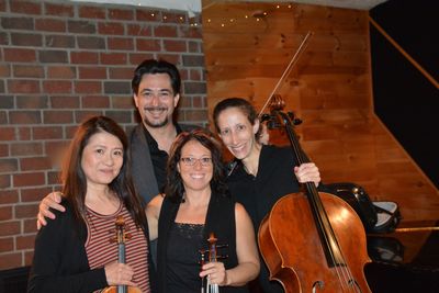 Hiroka Taguchi (Violin), Jonathan Weber (Violin), Denise Stillwell (Viola) and Alliso Photo