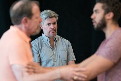 Pictured Larry Baldacci(Giles Corey/Sarah Good)in Steppenwolf for Young Adultsâ€® Photo
