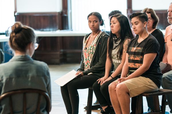 Naima Hebrail Kidjo,Stephanie Shum and Avi Roque Photo