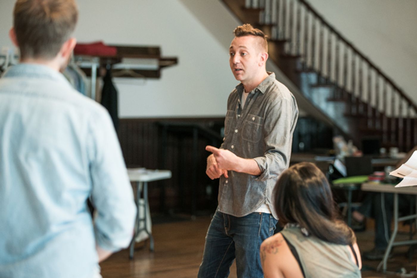Photo Flash: In Rehearsal with Steppenwolf for Young Adults: THE CRUCIBLE  Image