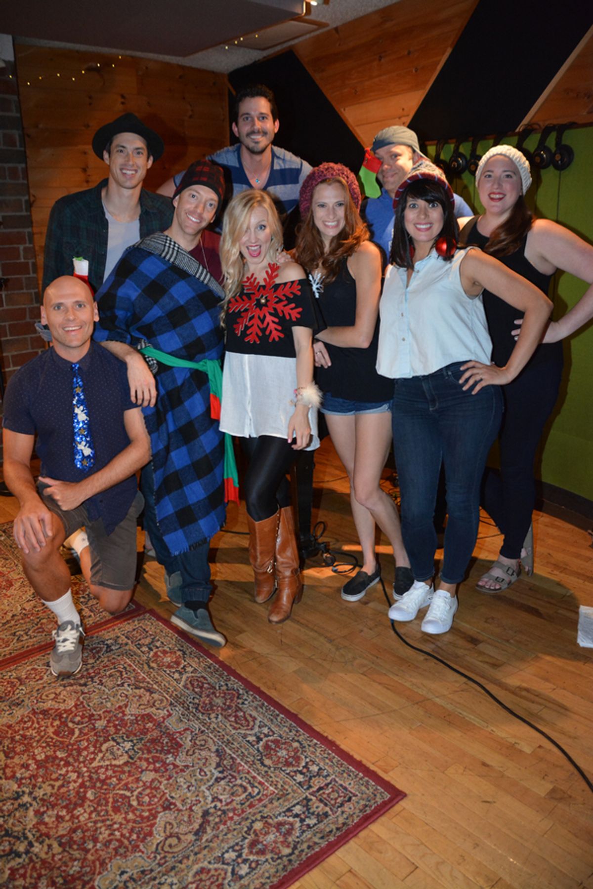 Daniel Lincoln joins the singers-Travis Taber, Jerad Bortz, Jonathan Ritter, Libby Servais, Courtney Iventosch, Chad Jennifer, Hannah Dowdy and Miriand Torres at 