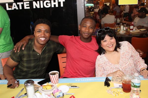 L. Steven Taylor, Jelani Remy and Ann Harada Photo