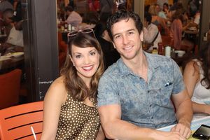 Kara Lindsay and Evan Todd @ BroadwayWorld Kara Lindsay and Evan Todd Photo