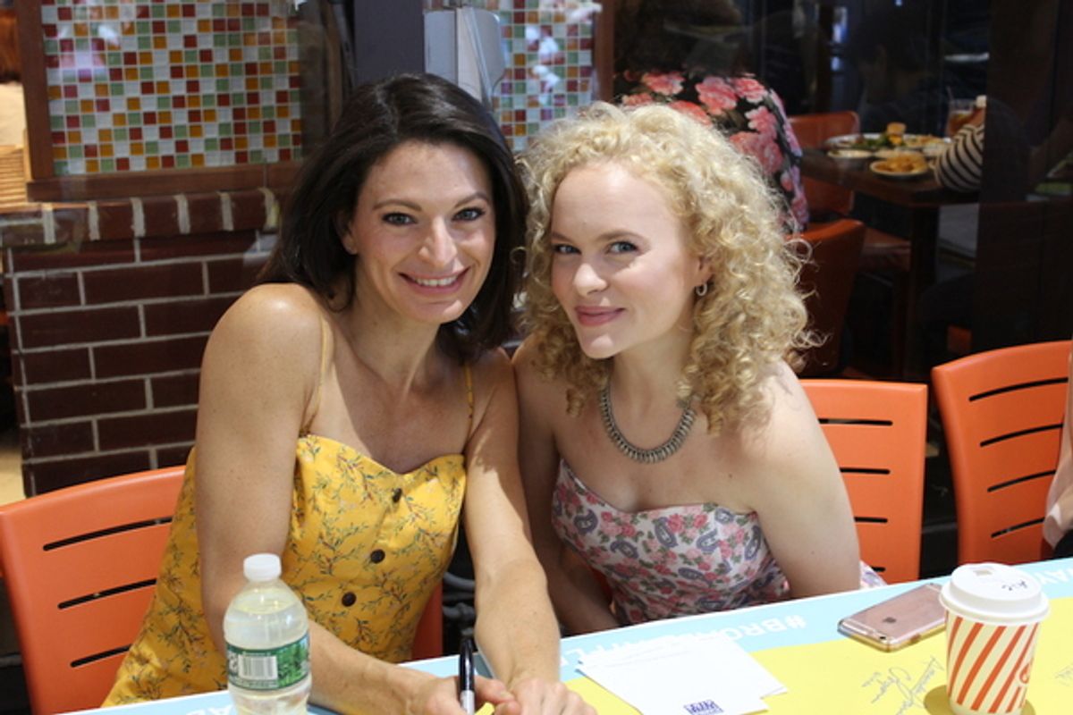 Jackie Burns and Amanda Jane Cooper at 