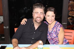 Eric Petersen and Jenn Gambatese @ BroadwayWorld Eric Petersen and Jenn Gambatese Photo